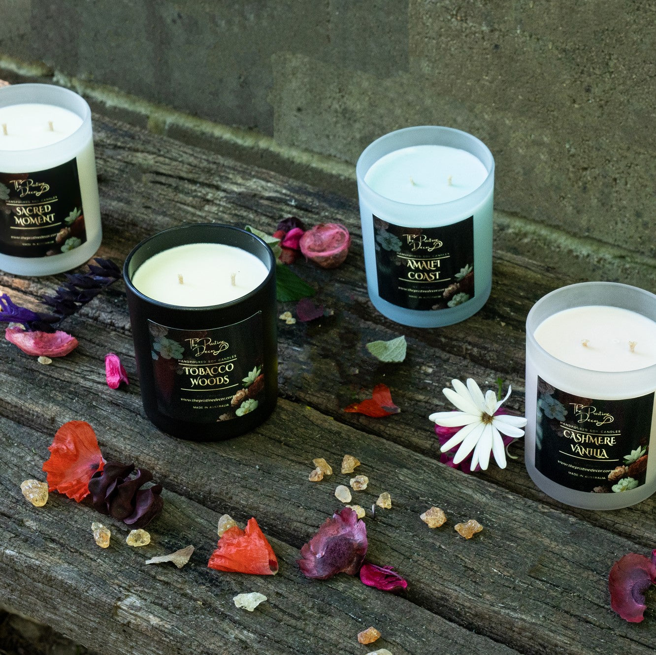 Soy Candles - Floral Fragrances