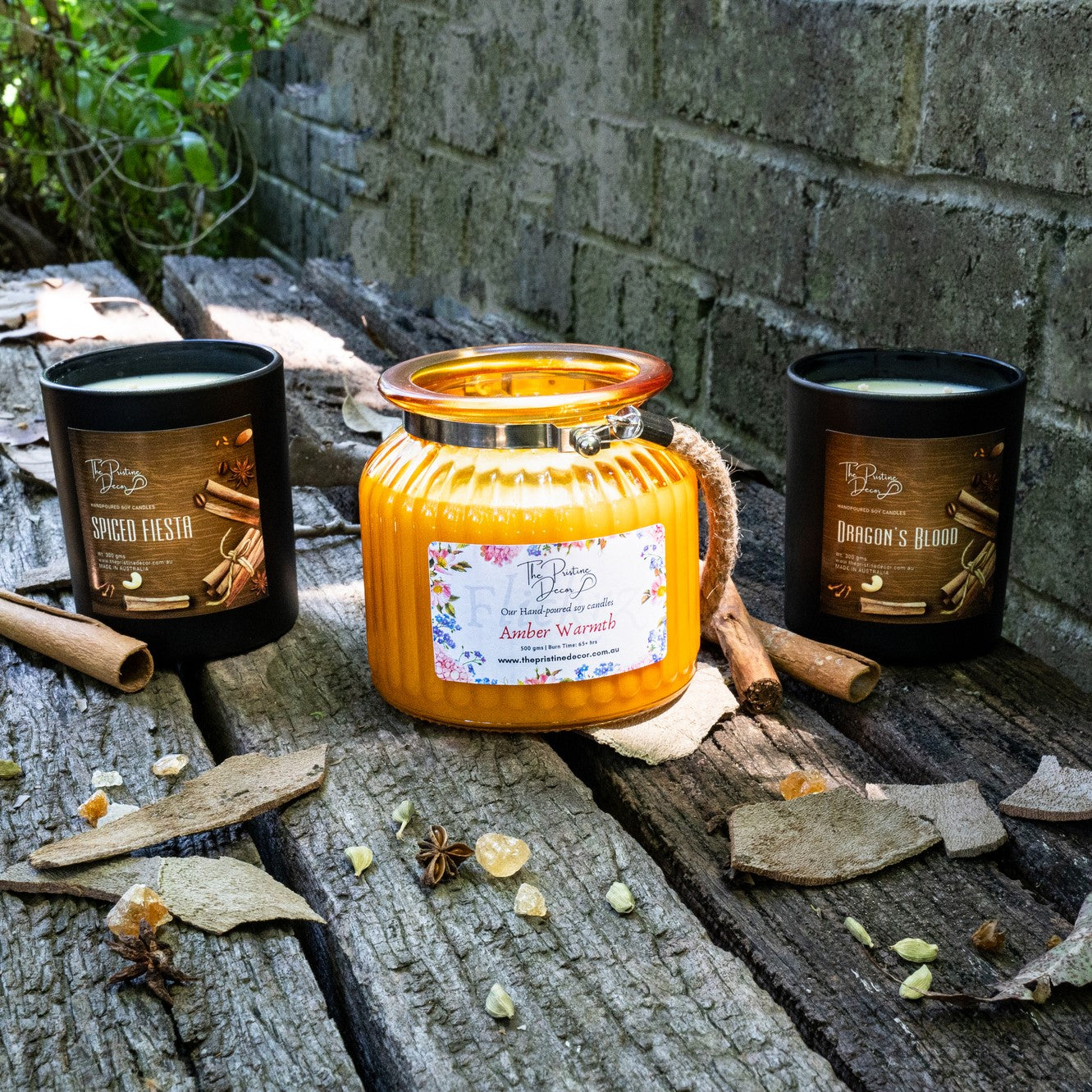 Soy Candles - Woody Fragrances