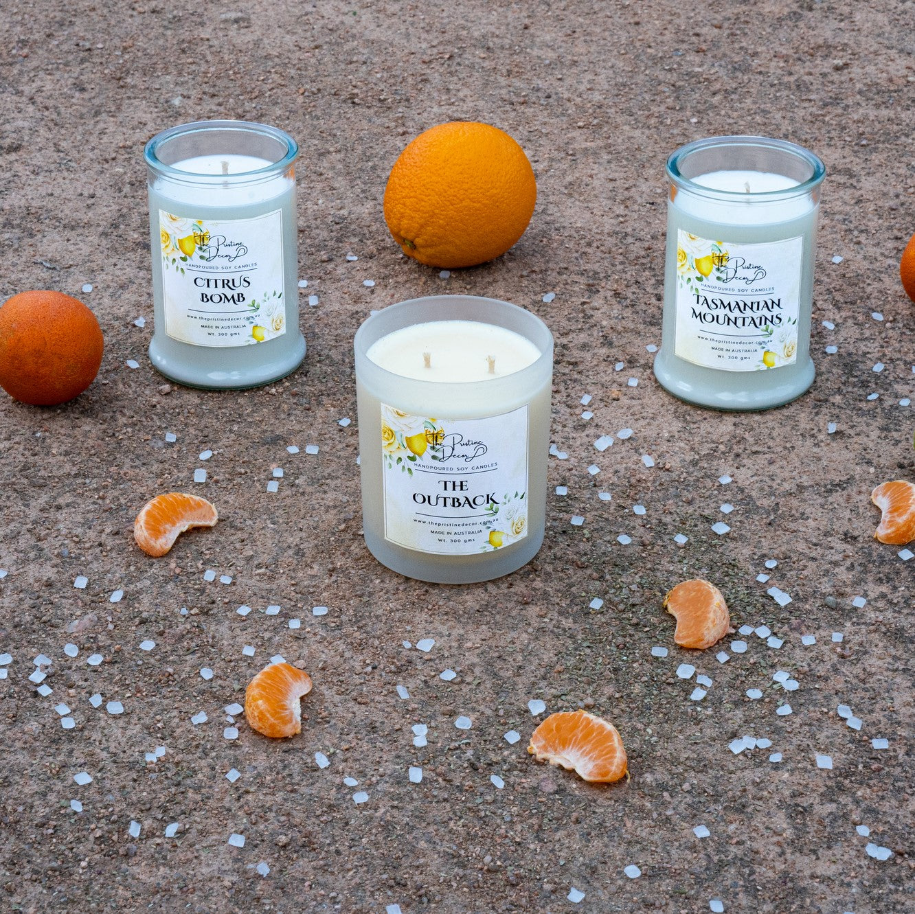 Soy Candles - Citrus Fragrances