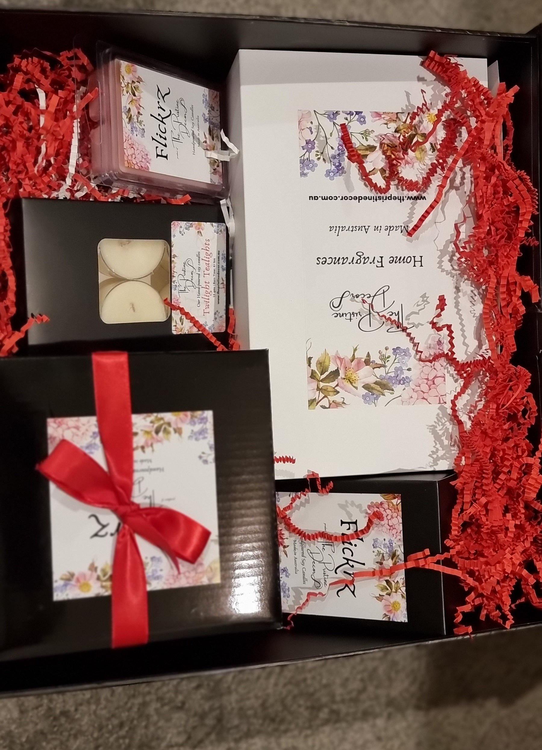 Scented soy candles - Gift Hamper - Luxury Treat
