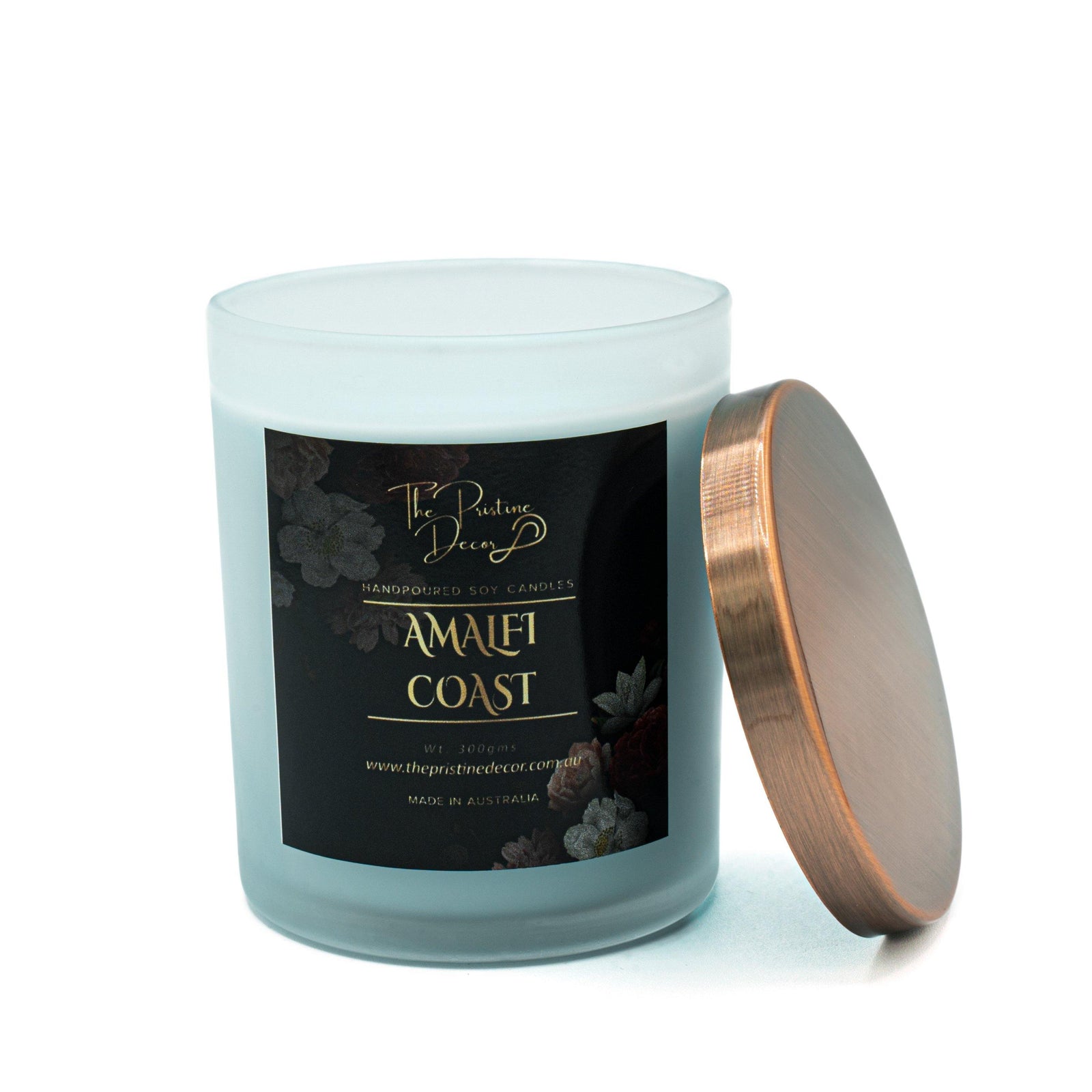 Scented Soy Candles - Musk & Patchouli Blend - Amalfi Coast