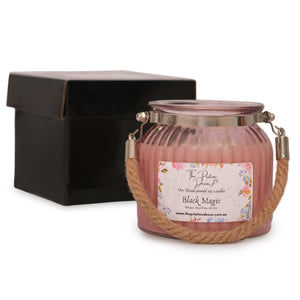 Scented Soy Candle, Eco-Friendly, Rose blend, Oud wood blend, Gift box