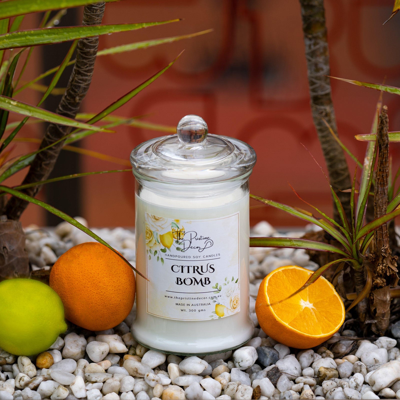 Scented Soy Candles - Lemon & Orange Blends - Citrus Bomb