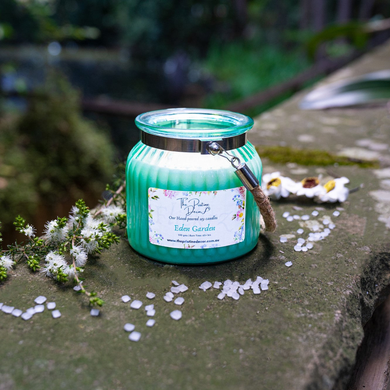 Scented Soy Candles - Honeysuckle - Eden Garden