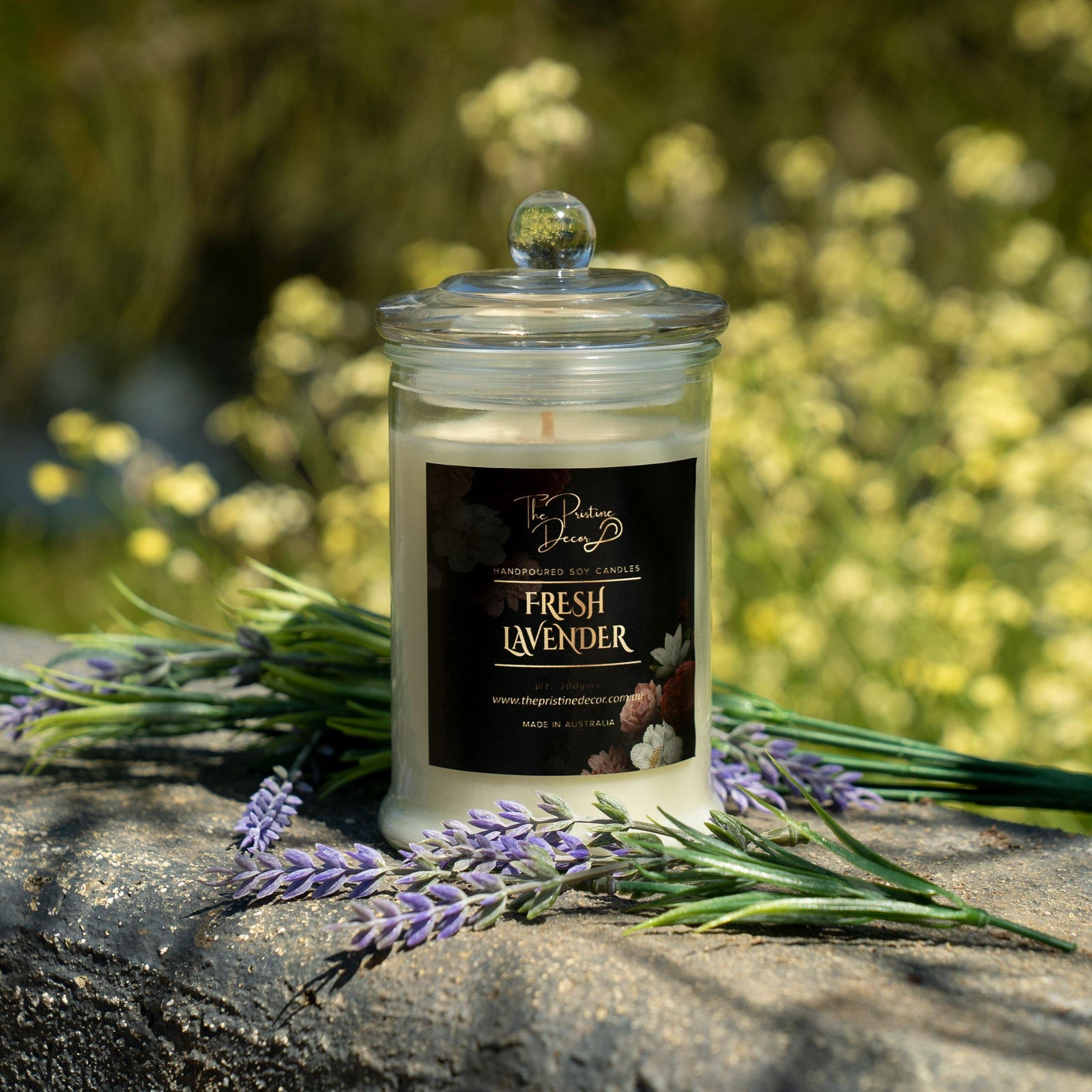 Scented Soy Candles - Lavender - Fresh Lavender