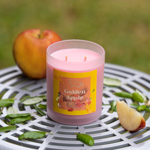 Scented Soy Candles - Apple & Melon - Golden Apple