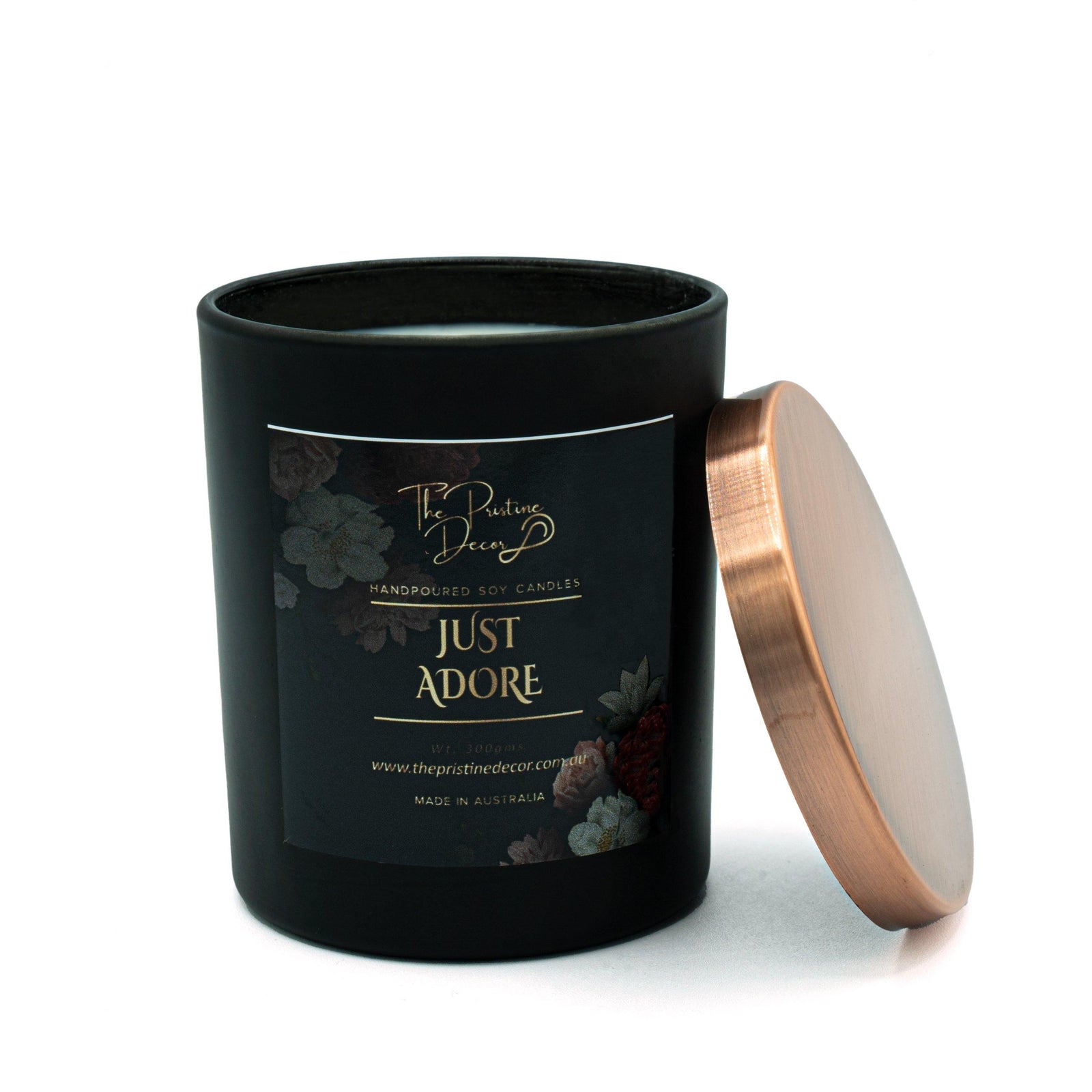 Scented Soy Candles - Orchids & Bergamot Blend - Just Adore