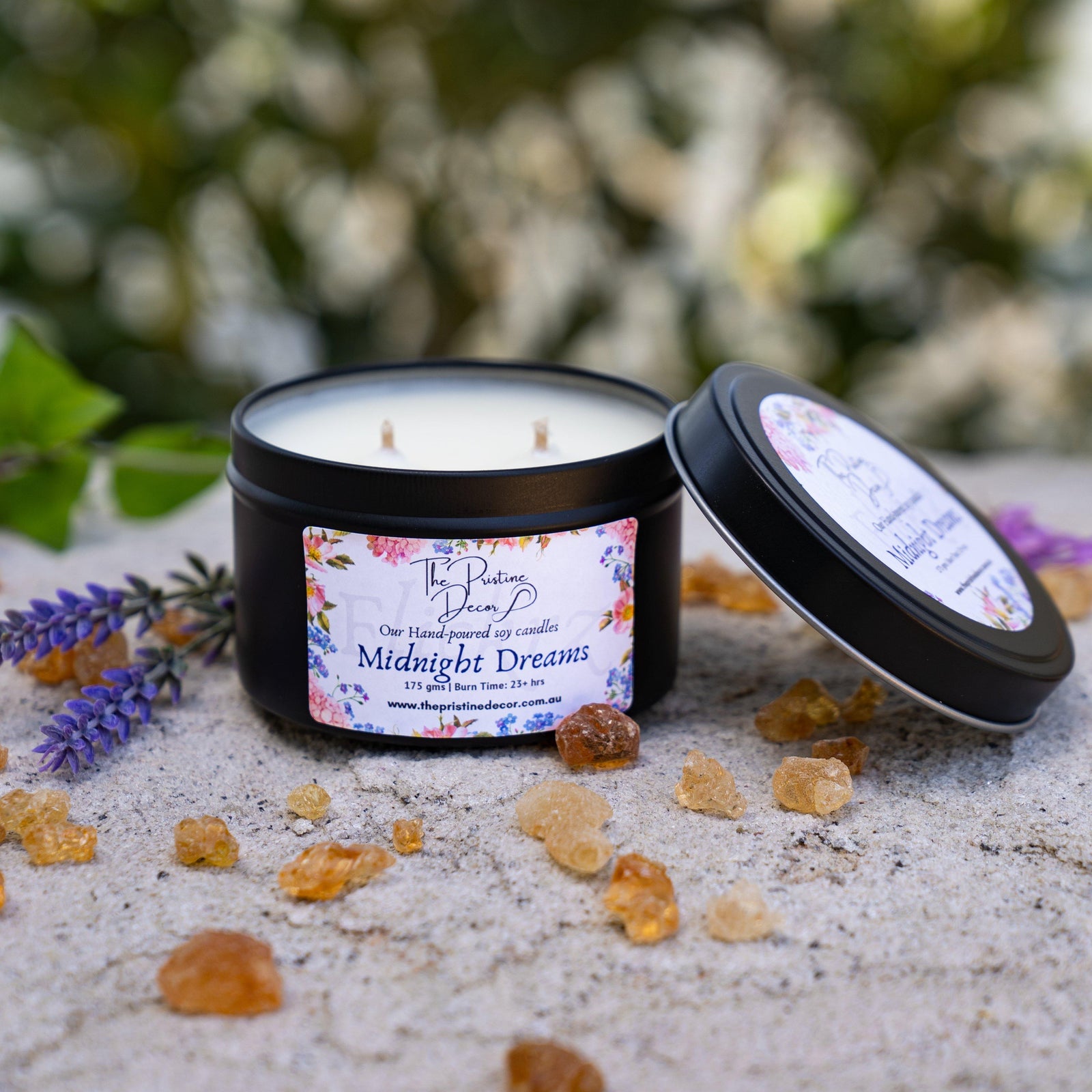 Scented Soy Candles - Rosewood Blend - Evening Lights