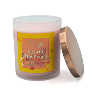 Scented Soy Candles - Peaches & Orange blend - Sex on the Beach