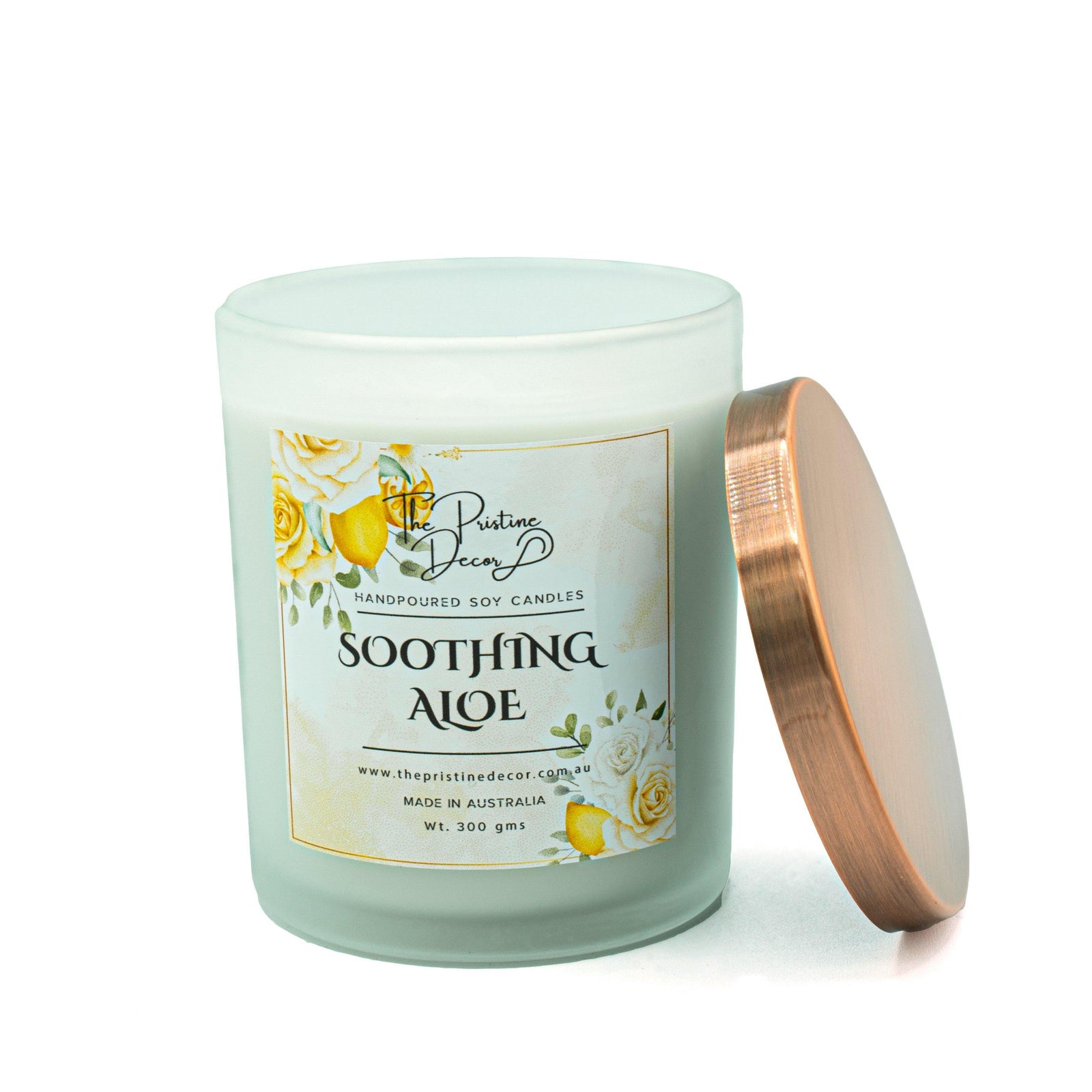 Scented Soy Candles - Acai, Palms & Aloe blend - Soothing Aloe