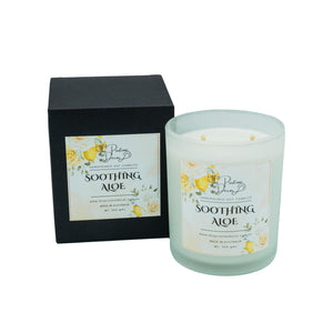 Scented Soy Candles - Acai, Palms & Aloe blend - Soothing Aloe