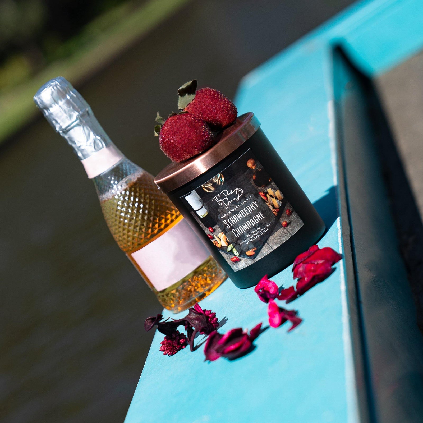 Scented Soy Candles - Strawberry Blend - Strawberry Champagne