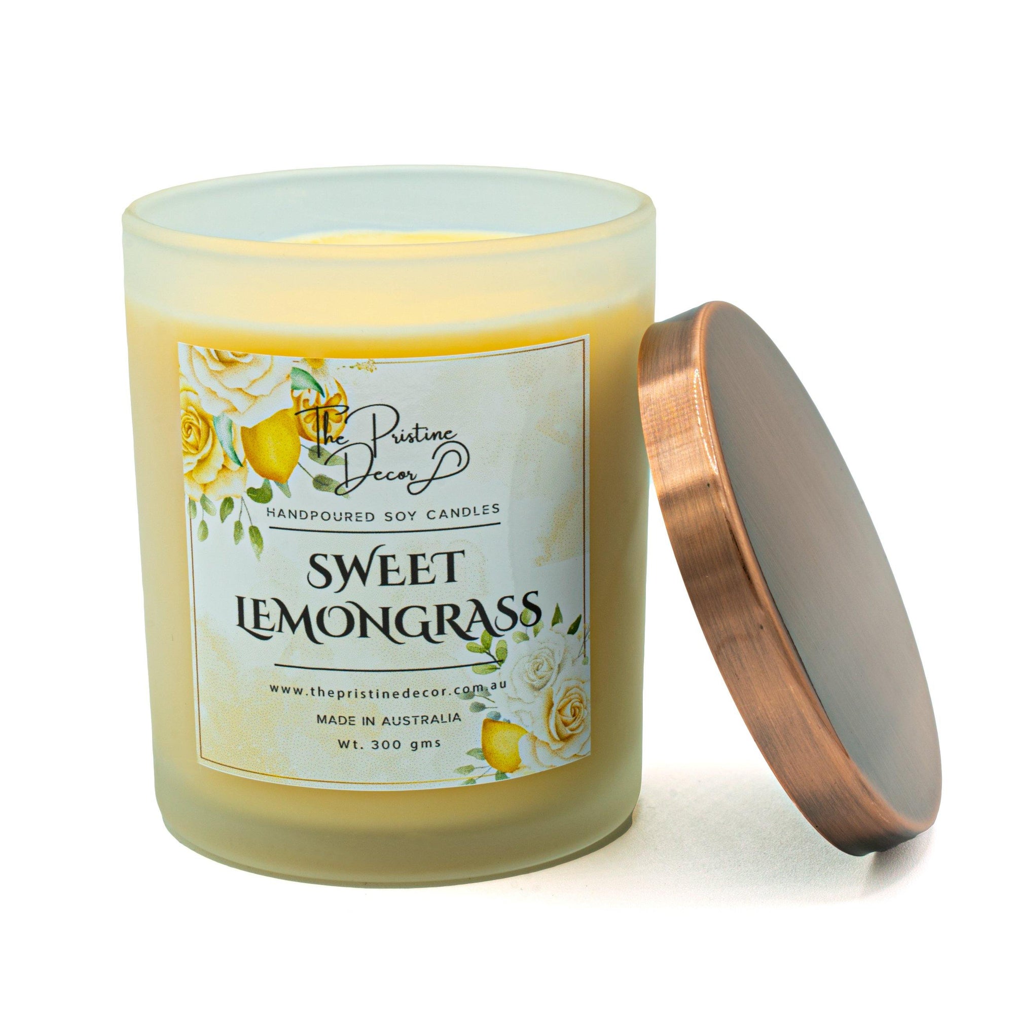 Scented Soy Candles - Lemongrass - Sweet Lemongrass
