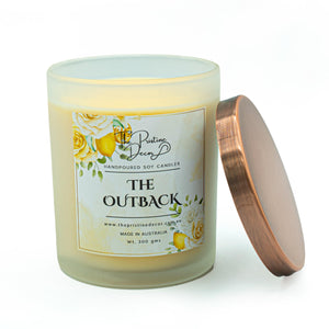 Scented Soy Candles - Coconut & Mandarins blend - The Outback