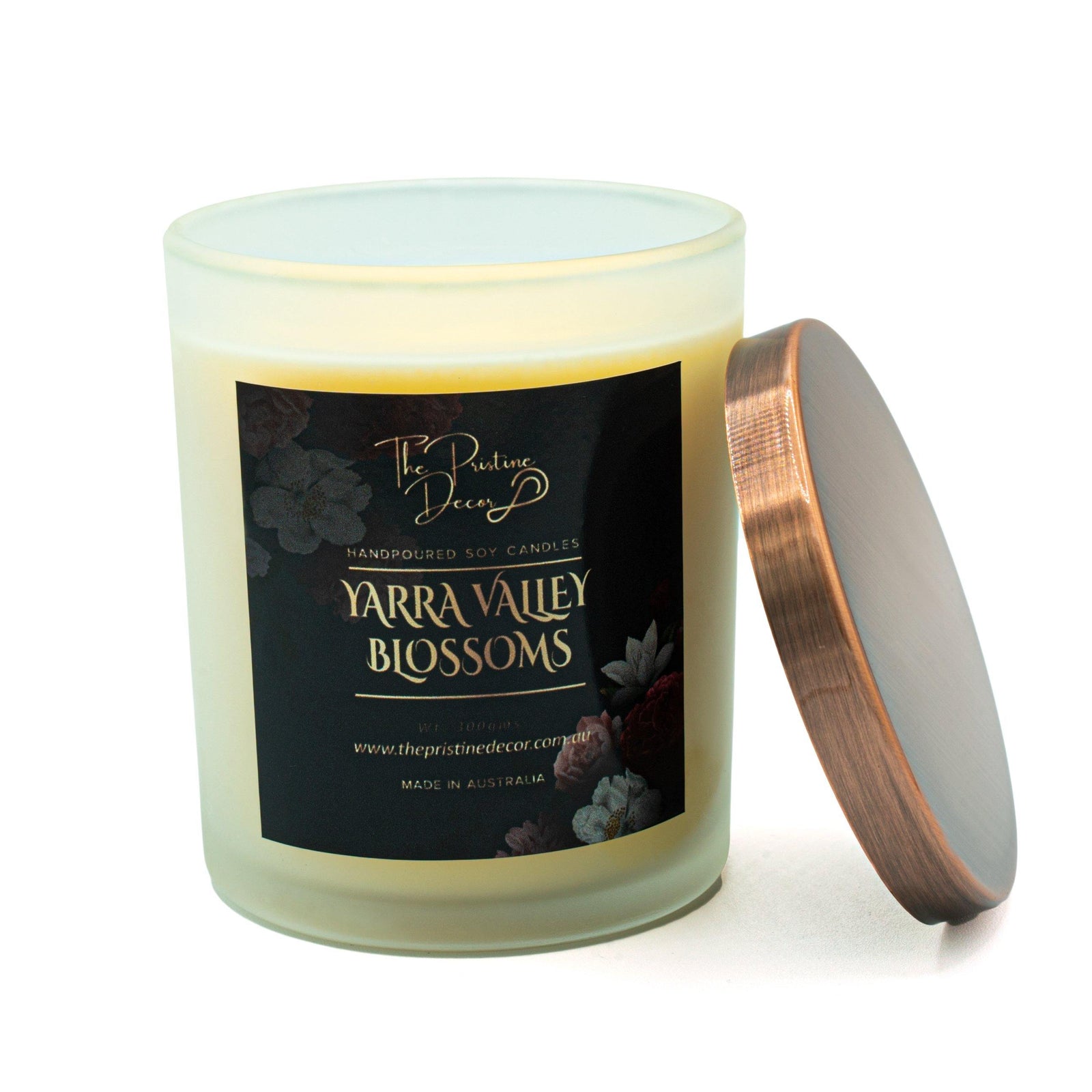 Scented Soy Candles - Lotus & Ylang-ylang Blends - Yarra Valley Blossoms
