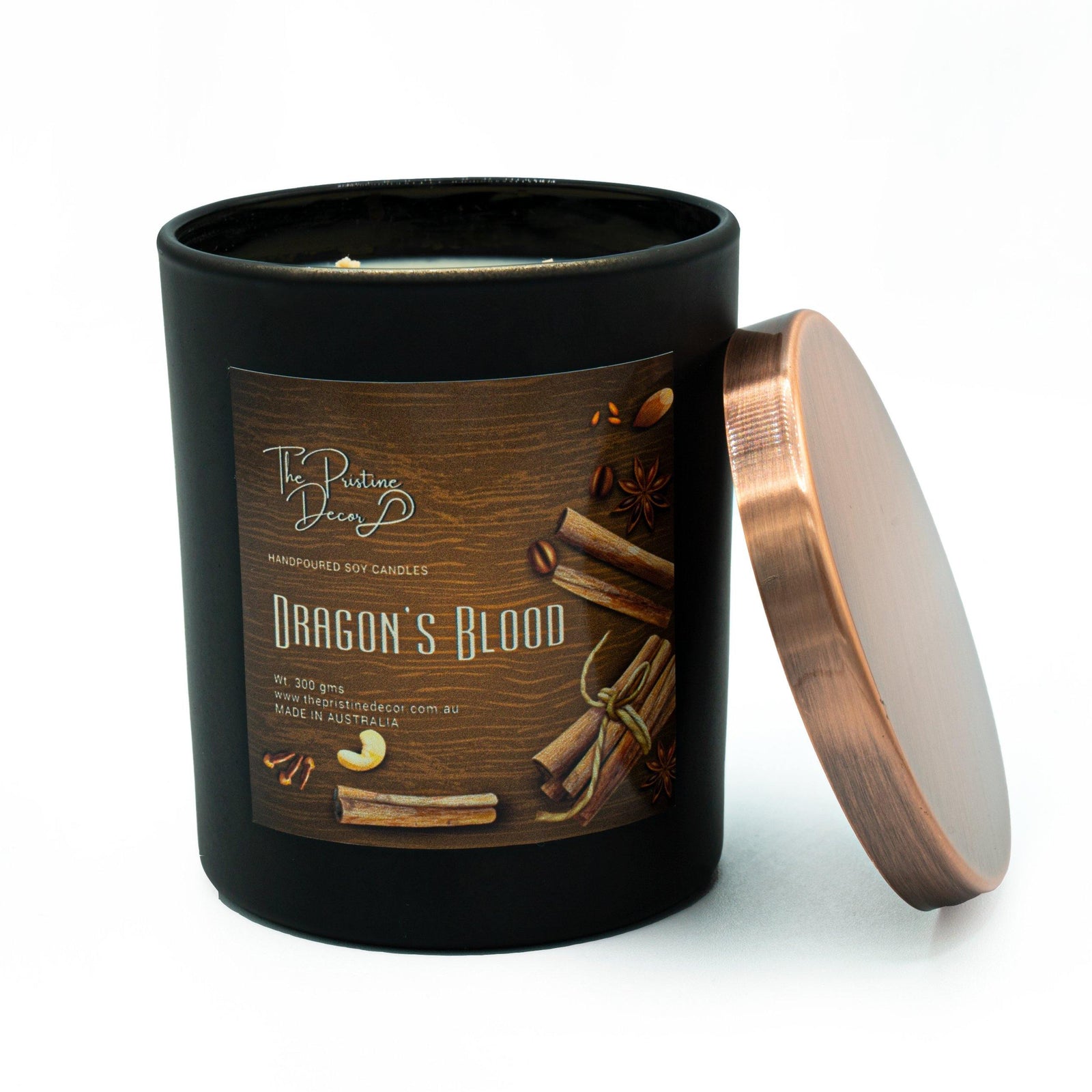 Scented Soy Candles - Patchouli, Amber & Lilac Blend - Dragon's Blood