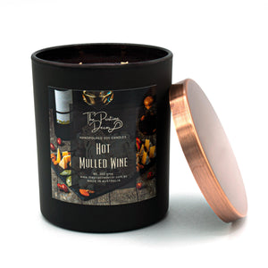 Scented Soy Candles - Red wine & Spices Blend - Hot Mulled Wine